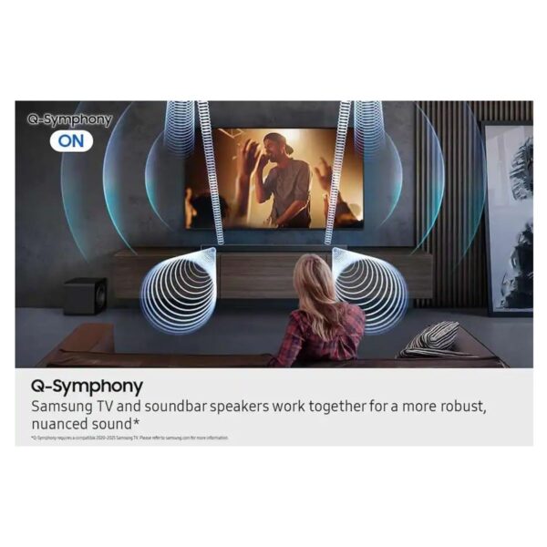 Barra de Sonido 3.1.2Ch Q-Series, HW-Q600F, Dolby® Atmos sonido 3D, Q-Symphony