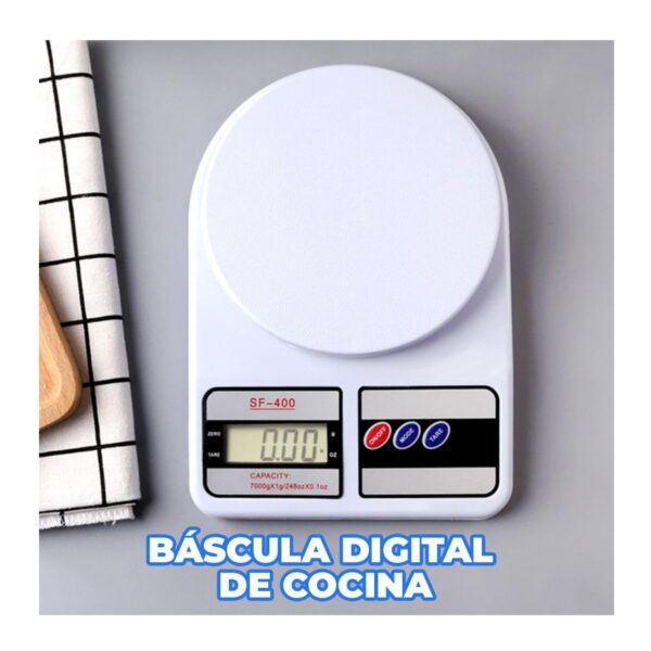 Báscula Digital Gramera LCD  Precisión de 1g a 10kg para Cocina y Hogar