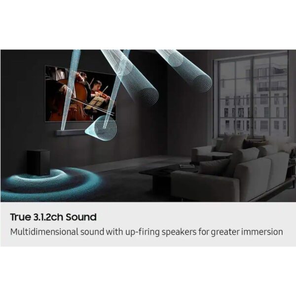 Barra de Sonido 3.1.2Ch Q-Series, HW-Q600F, Dolby® Atmos sonido 3D, Q-Symphony