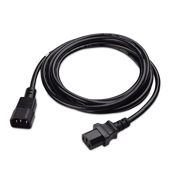 Cable de Extensión Trifásico Macho-Hembra 3 Metros  Conexión Segura y Estable para CPU
