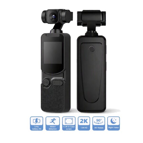 Cámara de Acción 4K WiFi  Lente con Giro Ajustable para Aventuras Extremas