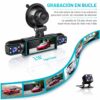 Dash Cam 4 Cámaras 1080P Full HD  Evidencia Total con WiFi y Modo Estacionamiento