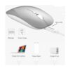 Mouse Inalámbrico Recargable Silencioso  Precisión y Comodidad para Trabajo y Juego