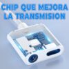 Cable Adaptador 2 en 1 Tipo C a Jack 3.5mm  Carga y Audio Simultáneos