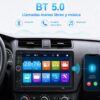 Autoestéreo Inalámbrico 7” Doble Din CarPlay y Android Auto Pantalla Touch Mandos al Volante