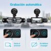 Dash Cam 4 Cámaras 1080P Full HD  Evidencia Total con WiFi y Modo Estacionamiento