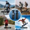 Cámara de Acción 4K WiFi  Lente con Giro Ajustable para Aventuras Extremas