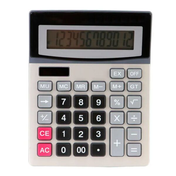 Calculadora Financiera de Escritorio con Funciones Avanzadas para Contabilidad y Estudiantes 12 Digitos