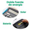 Calculadora de Escritorio de 12 Dígitos con Doble Alimentación Solar y Batería para Oficina y Negocio