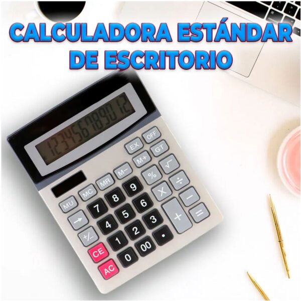 Calculadora Financiera de Escritorio con Funciones Avanzadas para Contabilidad y Estudiantes 12 Digitos