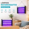 Lámpara Mata Mosquitos Eléctrica de Doble Tubo UV de Alta Eficiencia para Interiores
