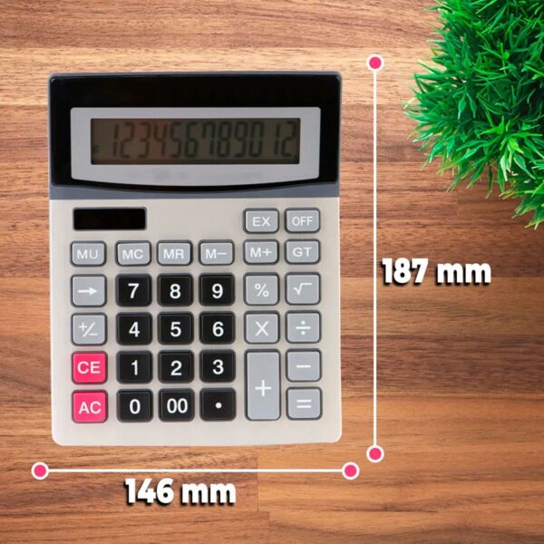 Calculadora Financiera de Escritorio con Funciones Avanzadas para Contabilidad y Estudiantes 12 Digitos