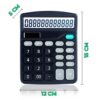 Calculadora de Escritorio de 12 Dígitos con Doble Alimentación Solar y Batería para Oficina y Negocio