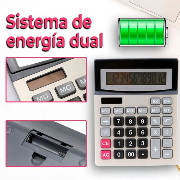 Calculadora Financiera de Escritorio con Funciones Avanzadas para Contabilidad y Estudiantes 12 Digitos