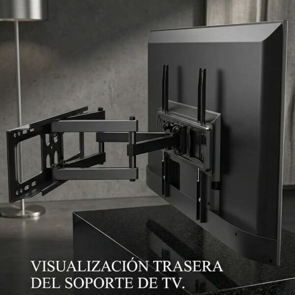 6 Soporte de Pared Articulado y Giratorio para Pantallas y Televisores de 32 a 80 Pulgadas