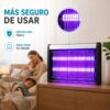 Lámpara Mata Mosquitos Eléctrica de Doble Tubo UV de Alta Eficiencia para Interiores